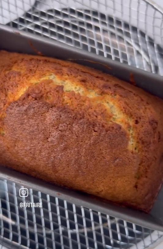 This Air Fryer Banana Bread is so MOIST!