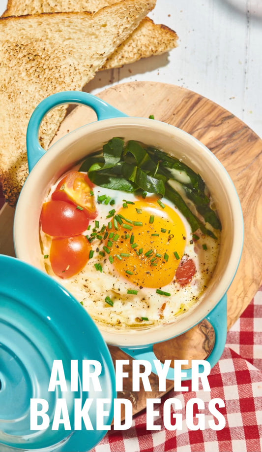 AIR FRYER BAKED EGGS