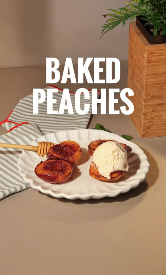 Fritaire Baked Peaches 