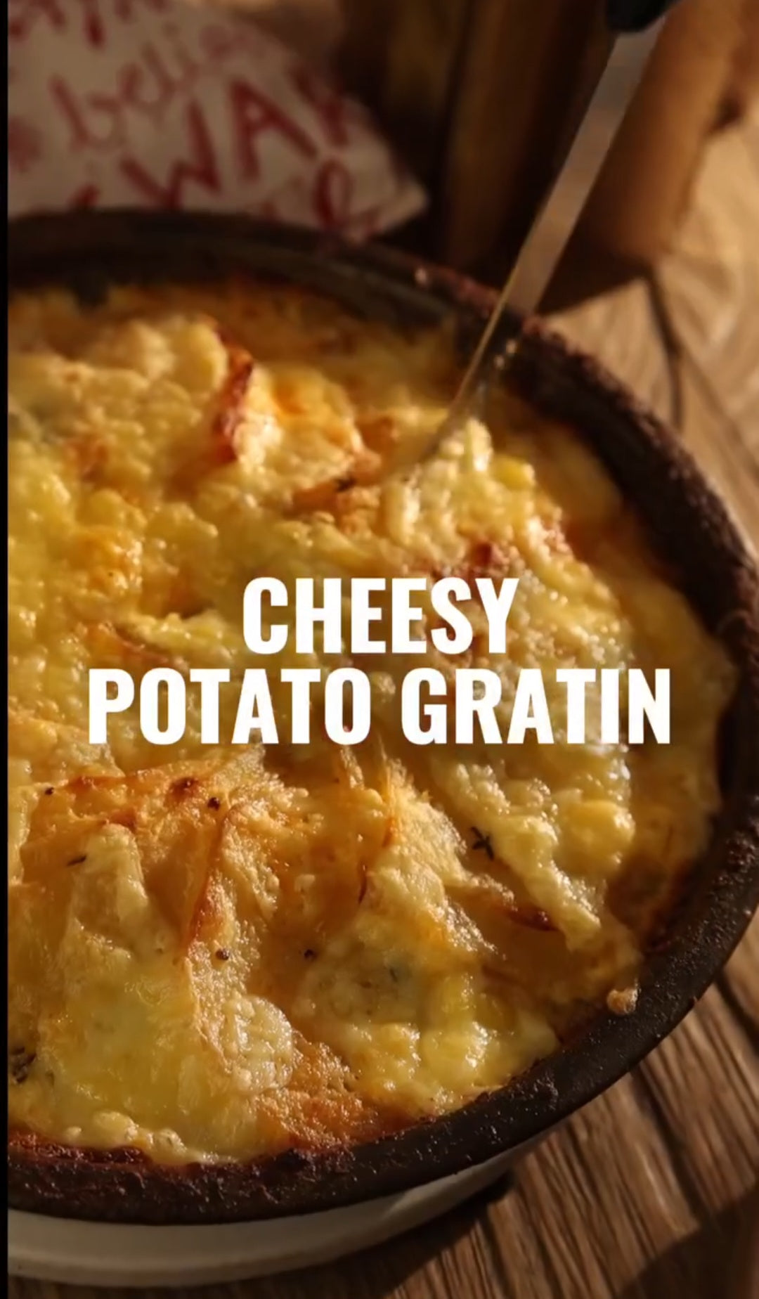 Cheesy Potato Gratin