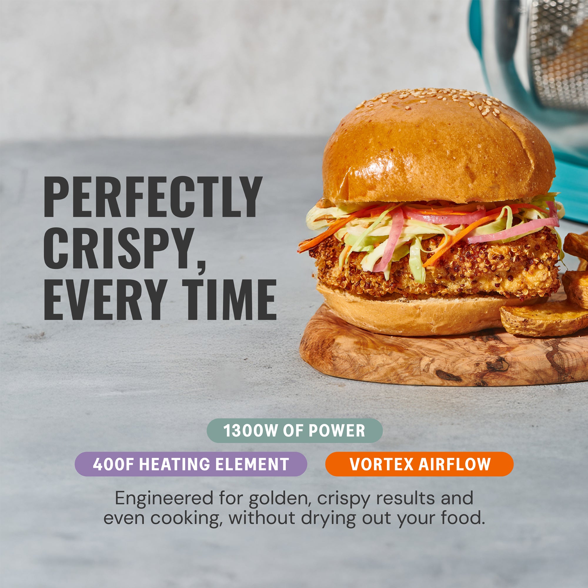 Self-Cleaning Air Fryer™ & Non-Toxic Air Fryer™ - Black