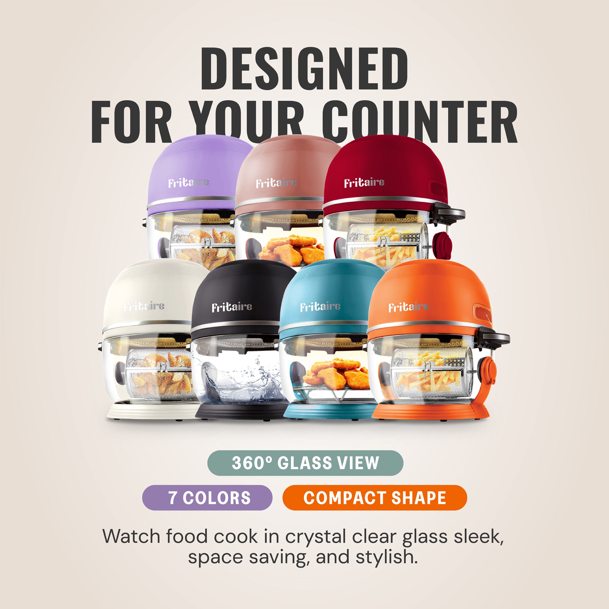 Self-Cleaning Air Fryer™ & Non-Toxic Air Fryer™ - White