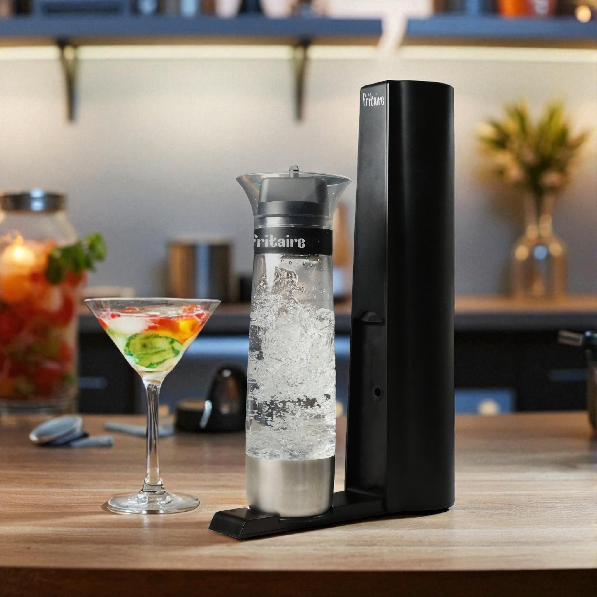Fritaire Fizze - The Soda Maker Machine, BPA-free, Compact & cordless