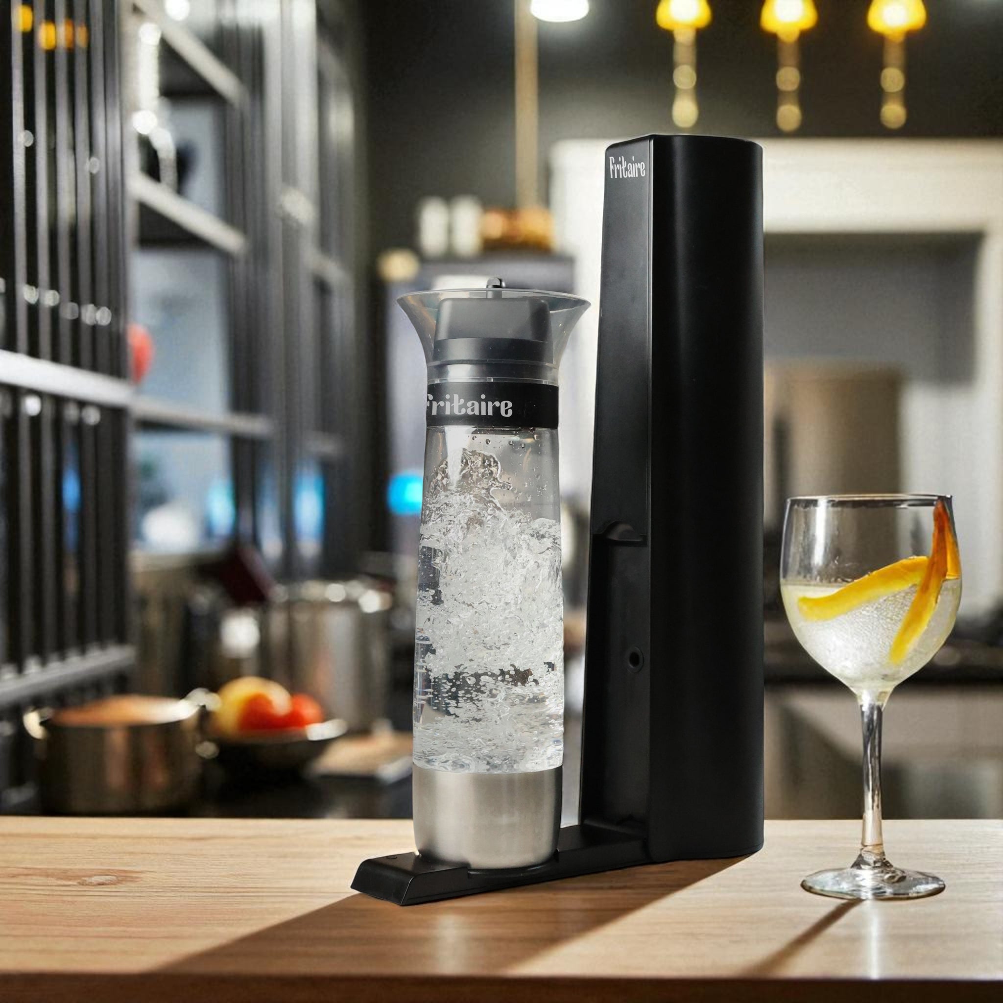 Fritaire Fizze - The Soda Maker Machine, BPA-free, Compact & cordless