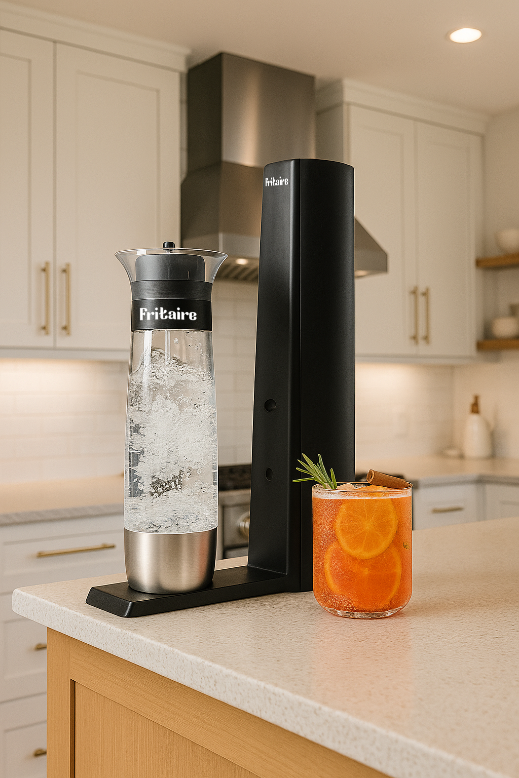Fritaire Fizze - The Soda Maker Machine, BPA-free, Compact & cordless