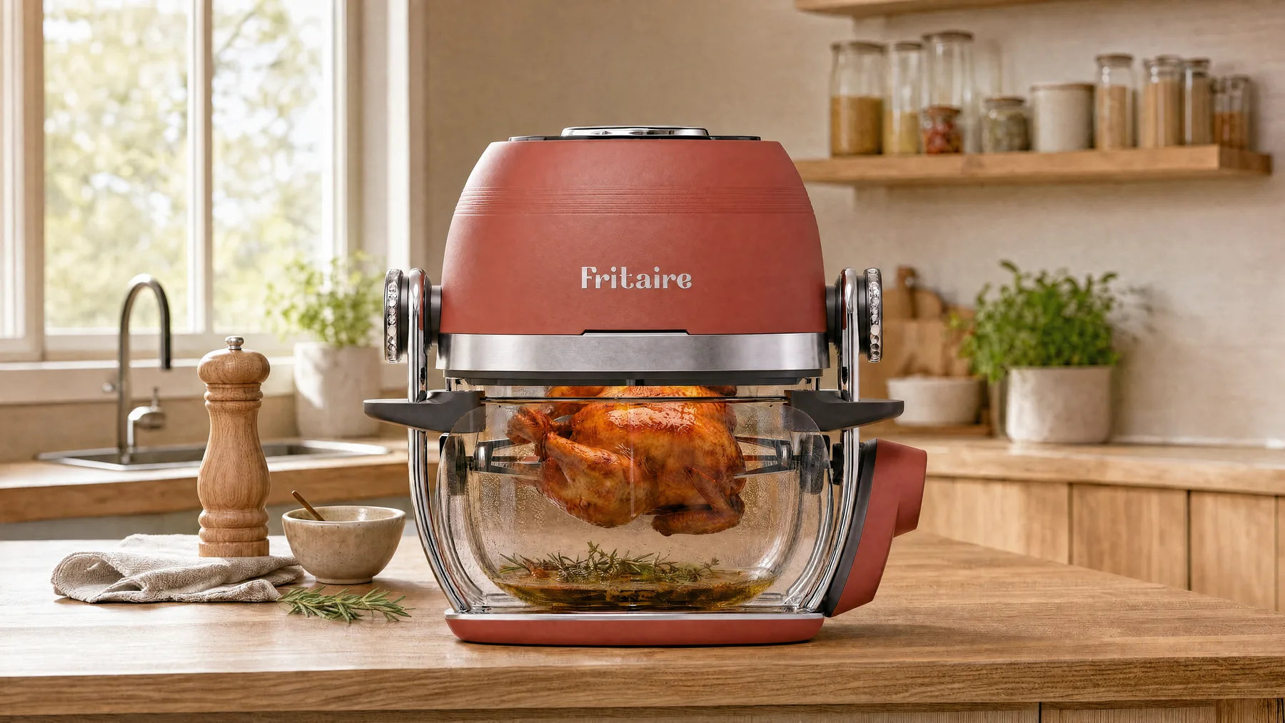 Fritaire Deluxe in Terracotta