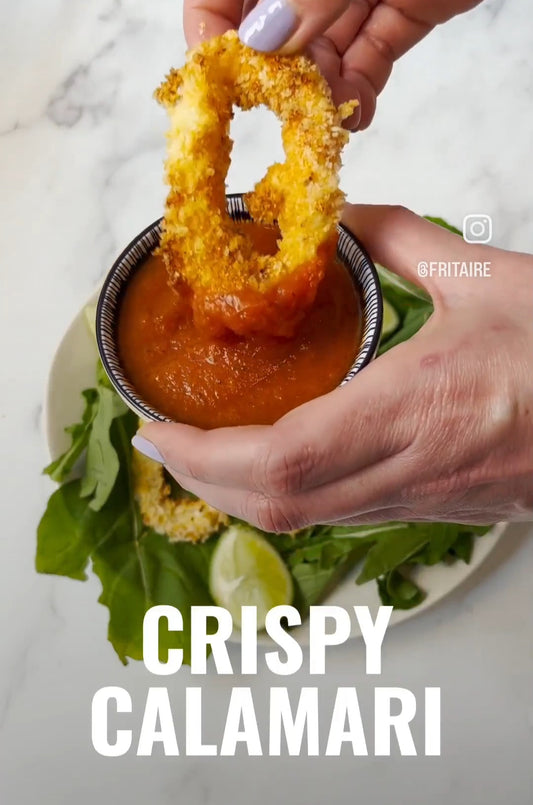 Crispy Calamari is a must try in your Fritaire Air fryer