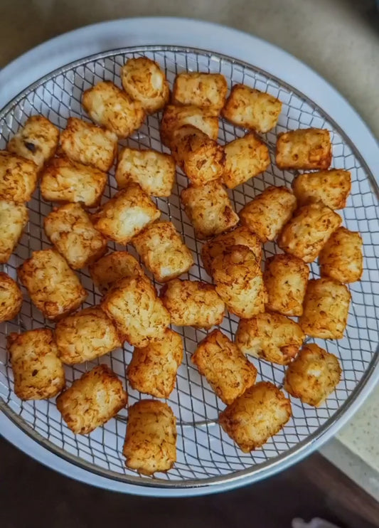 "Get ready to tater-tot-ally devour these crispy, golden jewels!