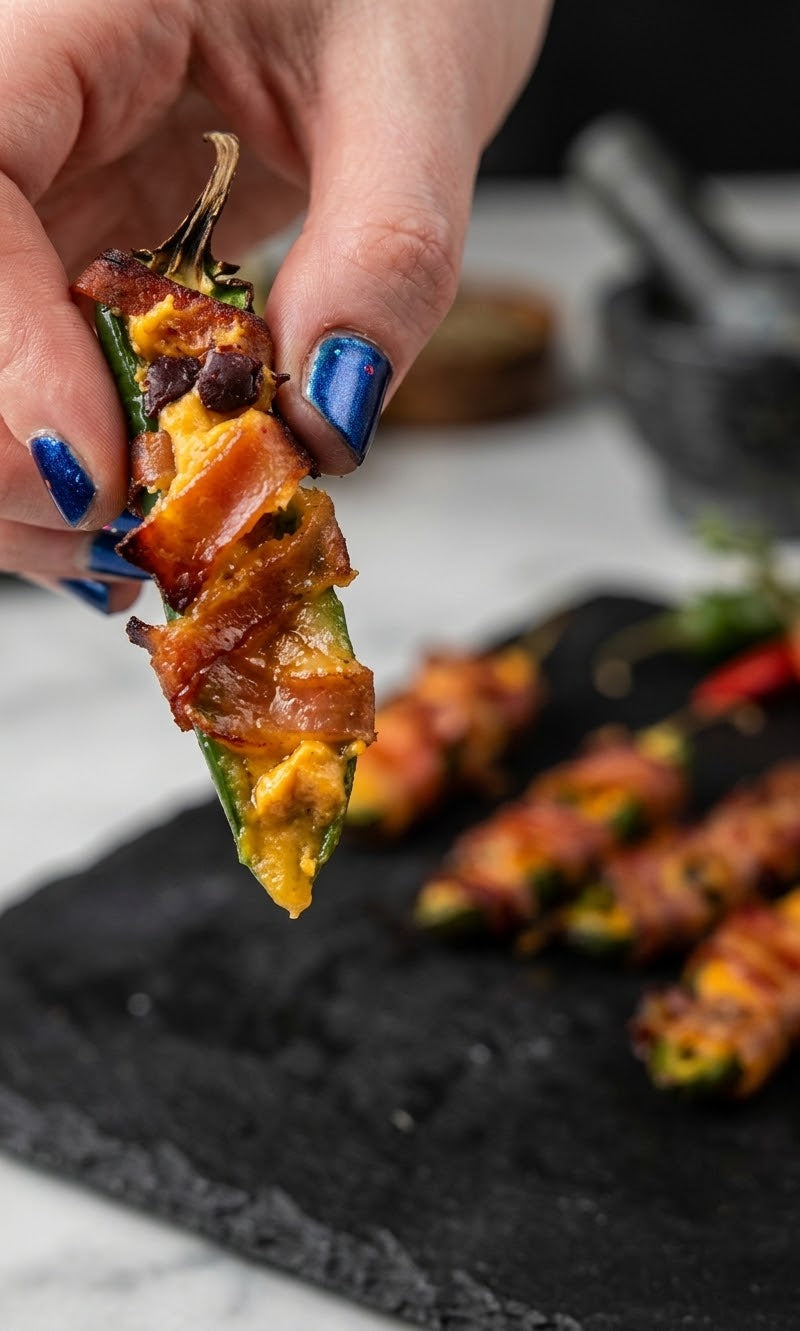 Mummy Bacon Jalapeños Poppers
