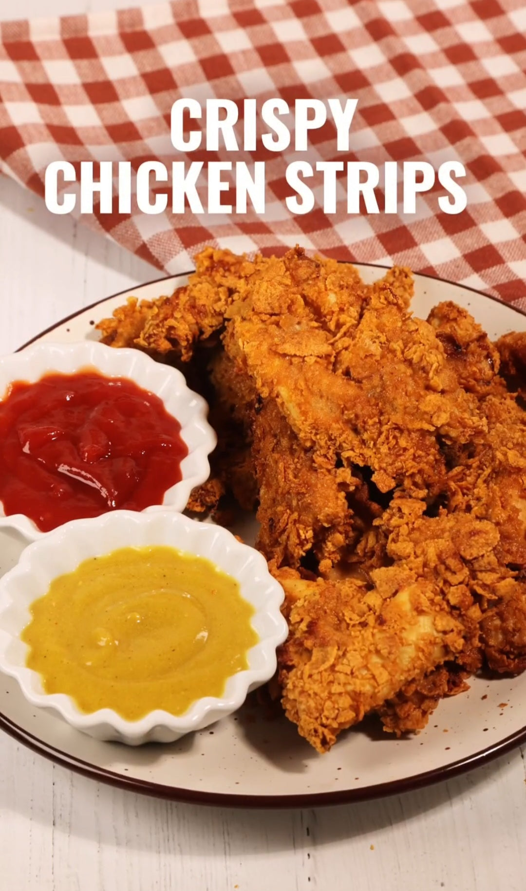 Air Fried Crispy Chicken Strips⁠