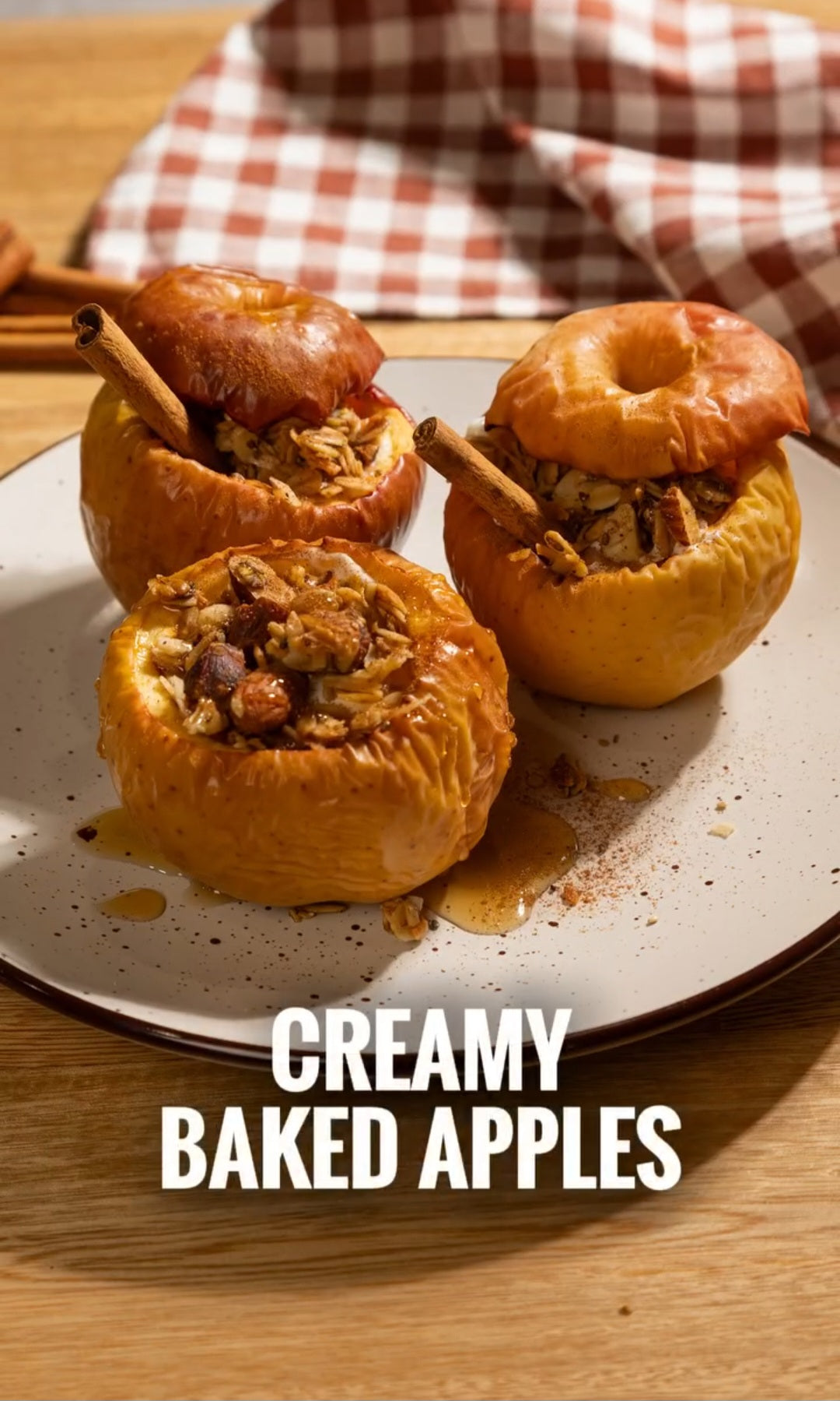 Creamy Baked Apples