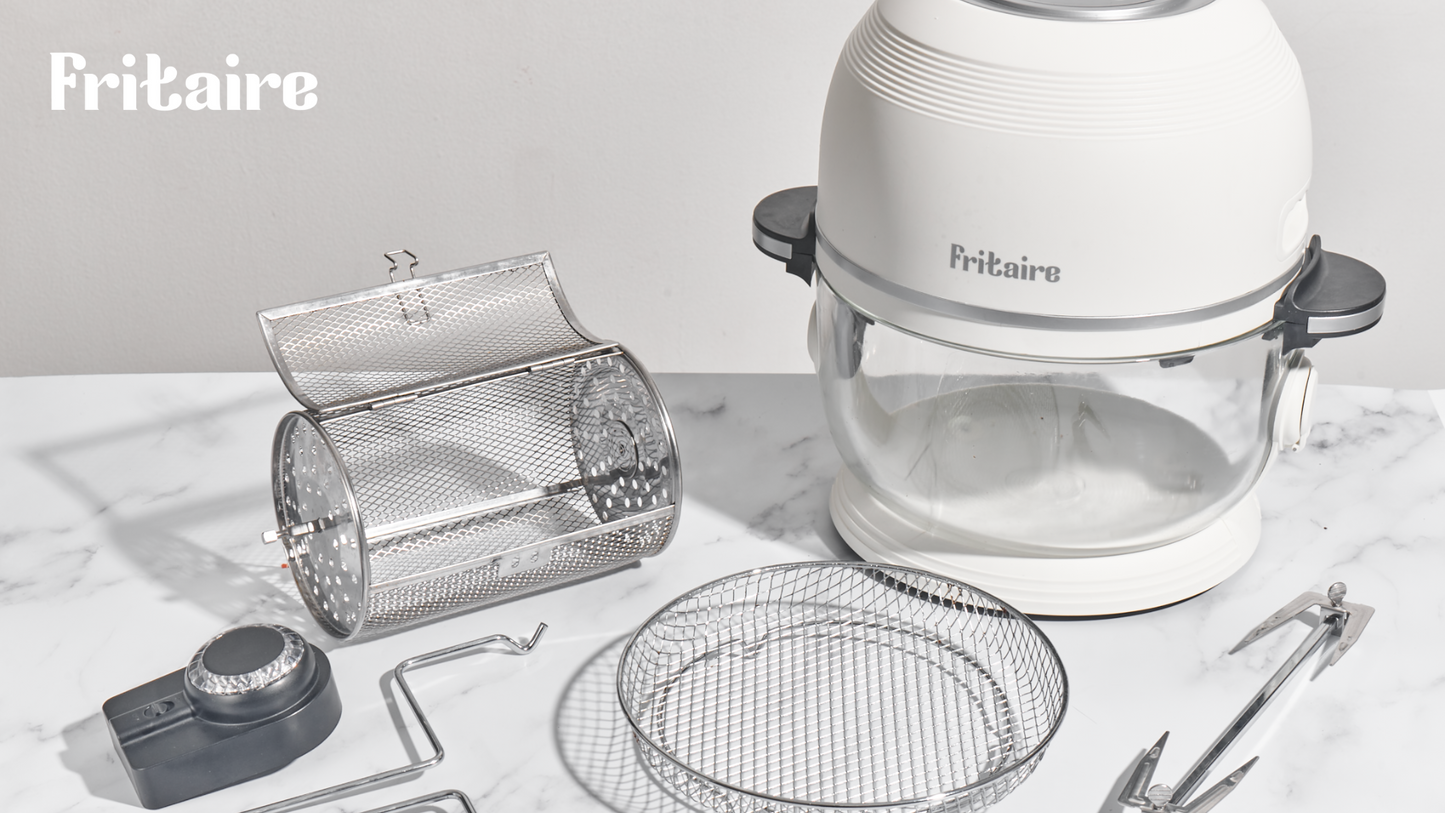 The Self-Cleaning Glass Bowl Air Fryer - LILY WHITE