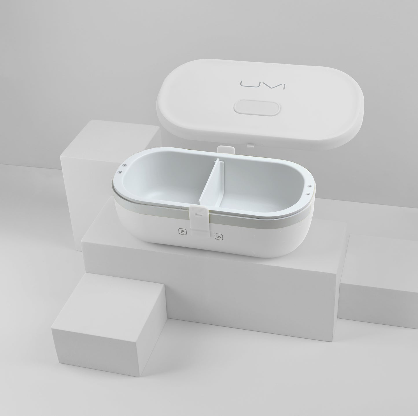 Self-Heating Lunch Box With USB-C Cord and UV LIGHT SANITIZER