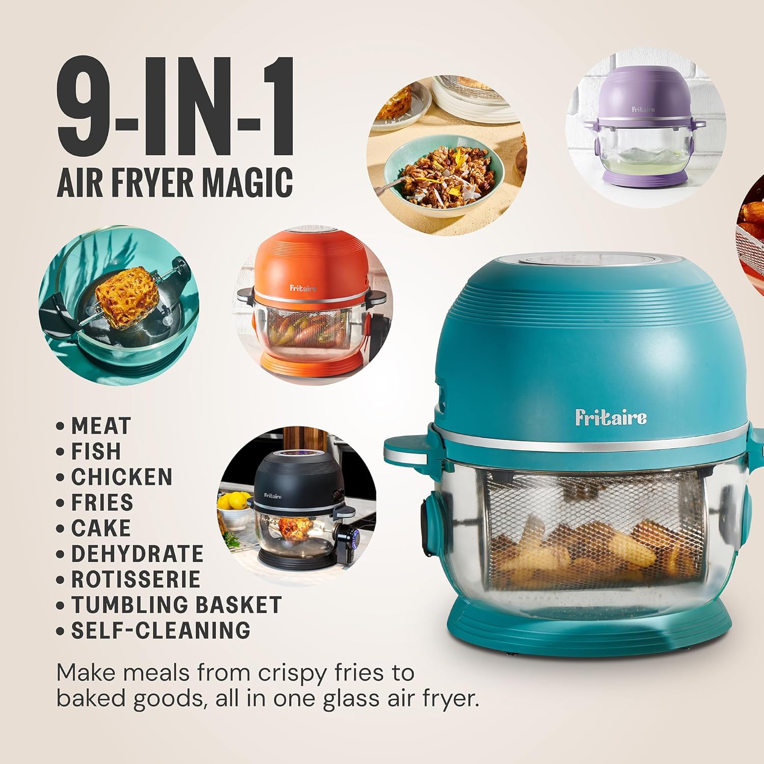 Self-Cleaning Air Fryer™ & Non-Toxic Air Fryer™ - White