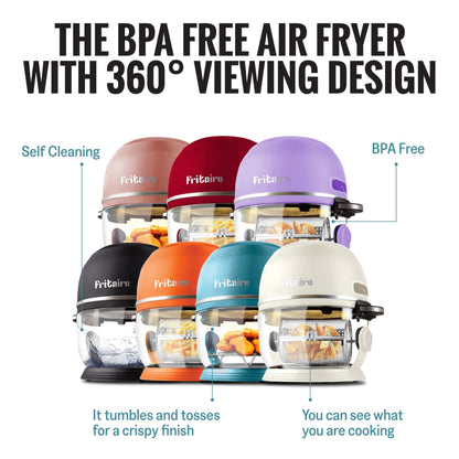 The Self-Cleaning Glass Bowl Air Fryer - Cherry