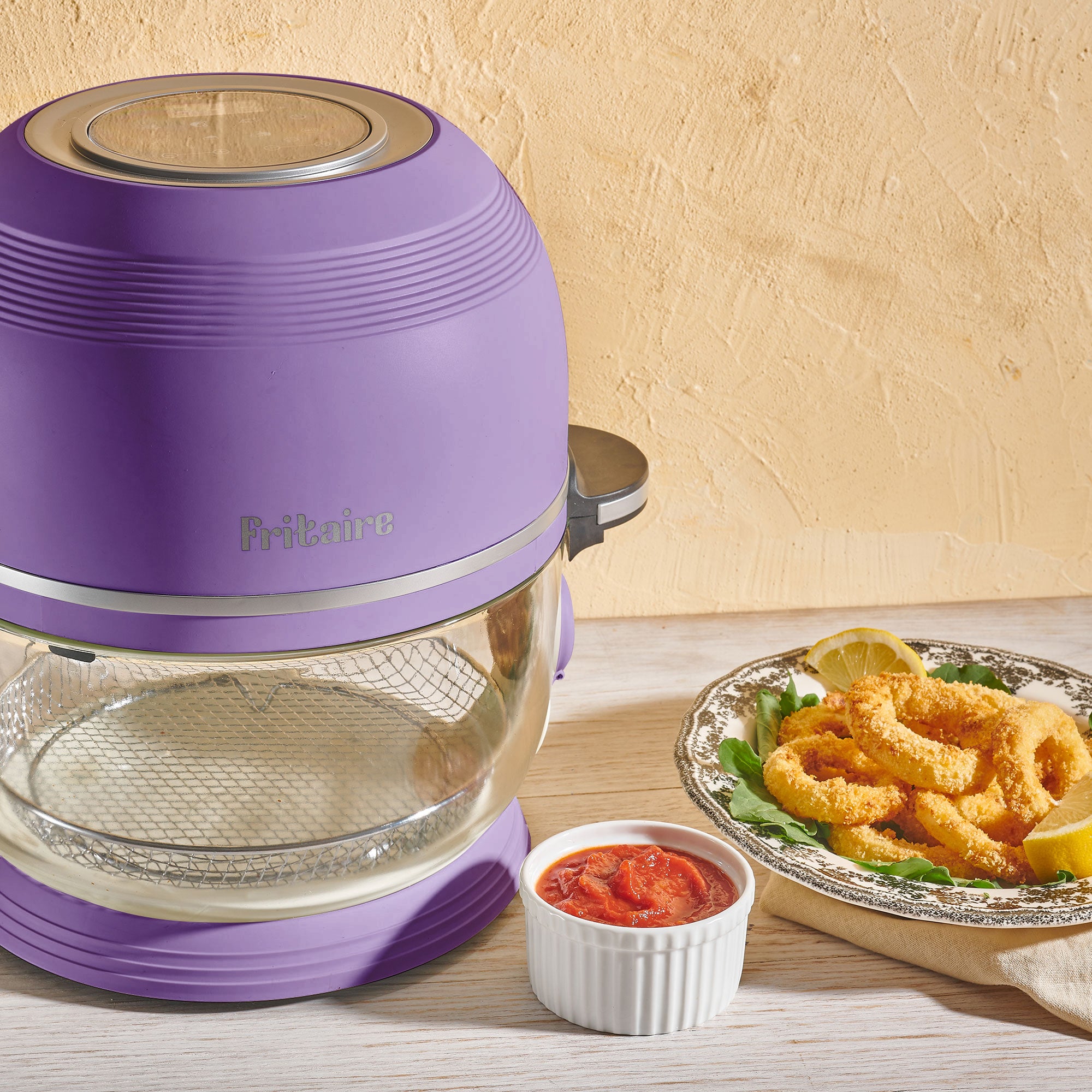 The Self-Cleaning Glass Bowl Air Fryer - LAVENDER