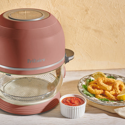 The Self-Cleaning Glass Bowl Air Fryer - MAUVE ROSE