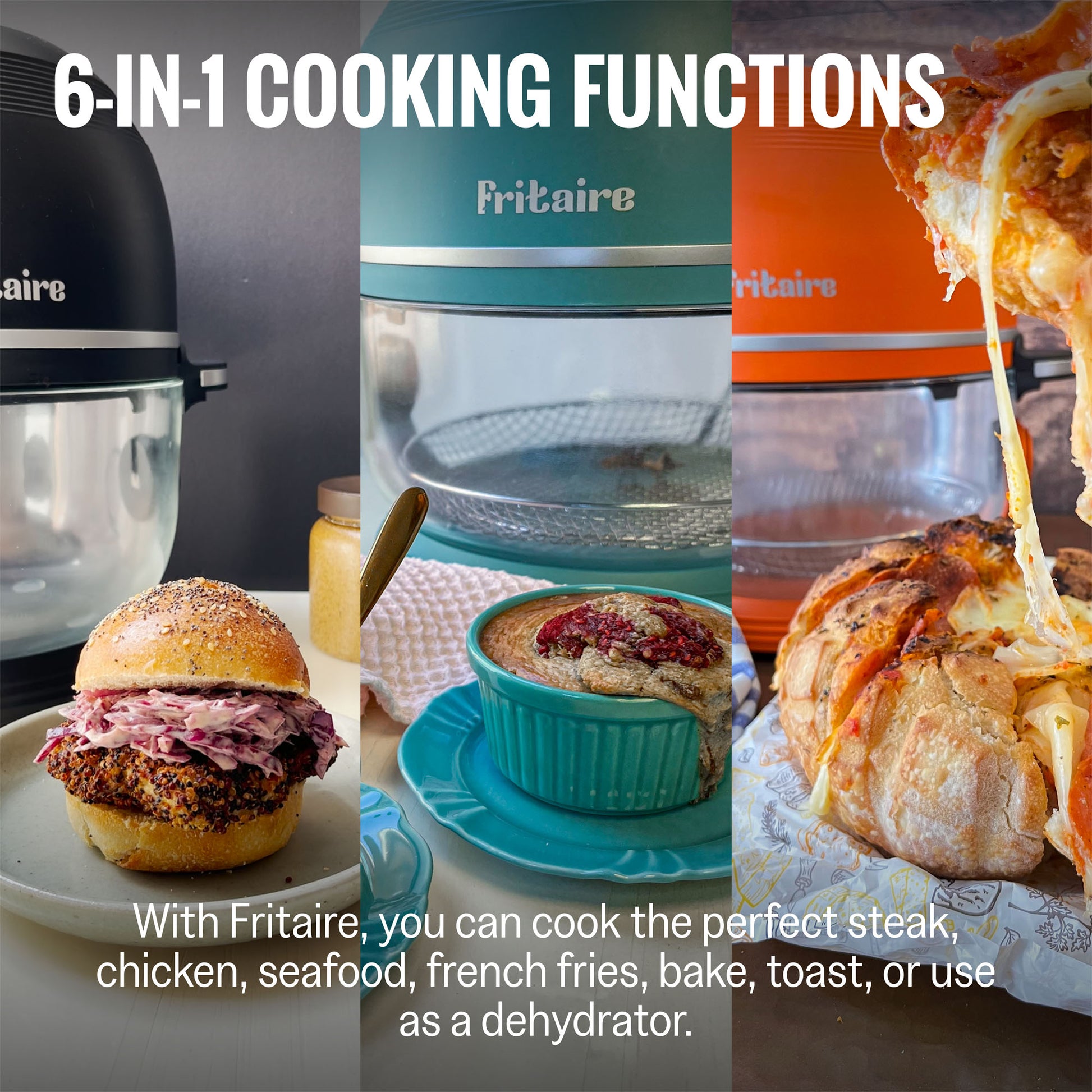 Fritaire Self-Cleaning Transparent Air Fryer