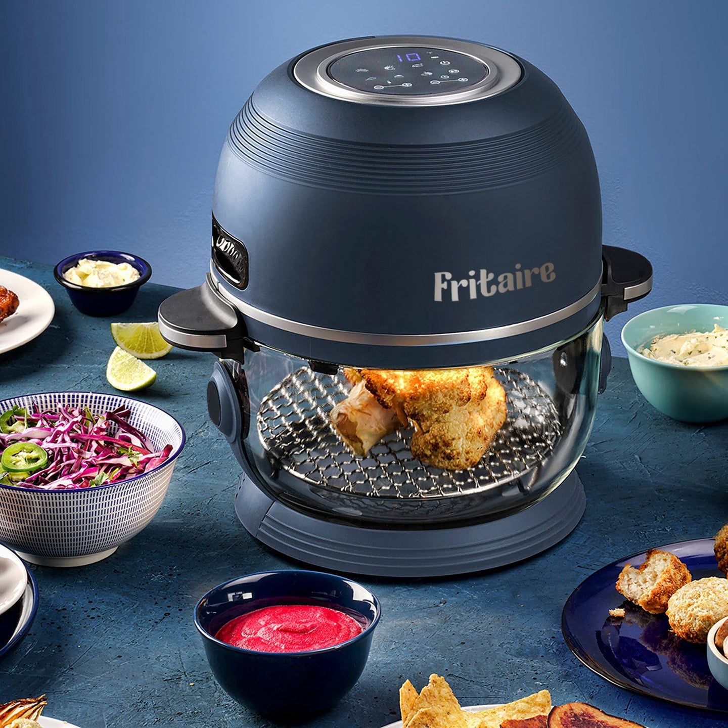 Fritaire, Self-Cleaning Non-Toxic Air Fryer, Black