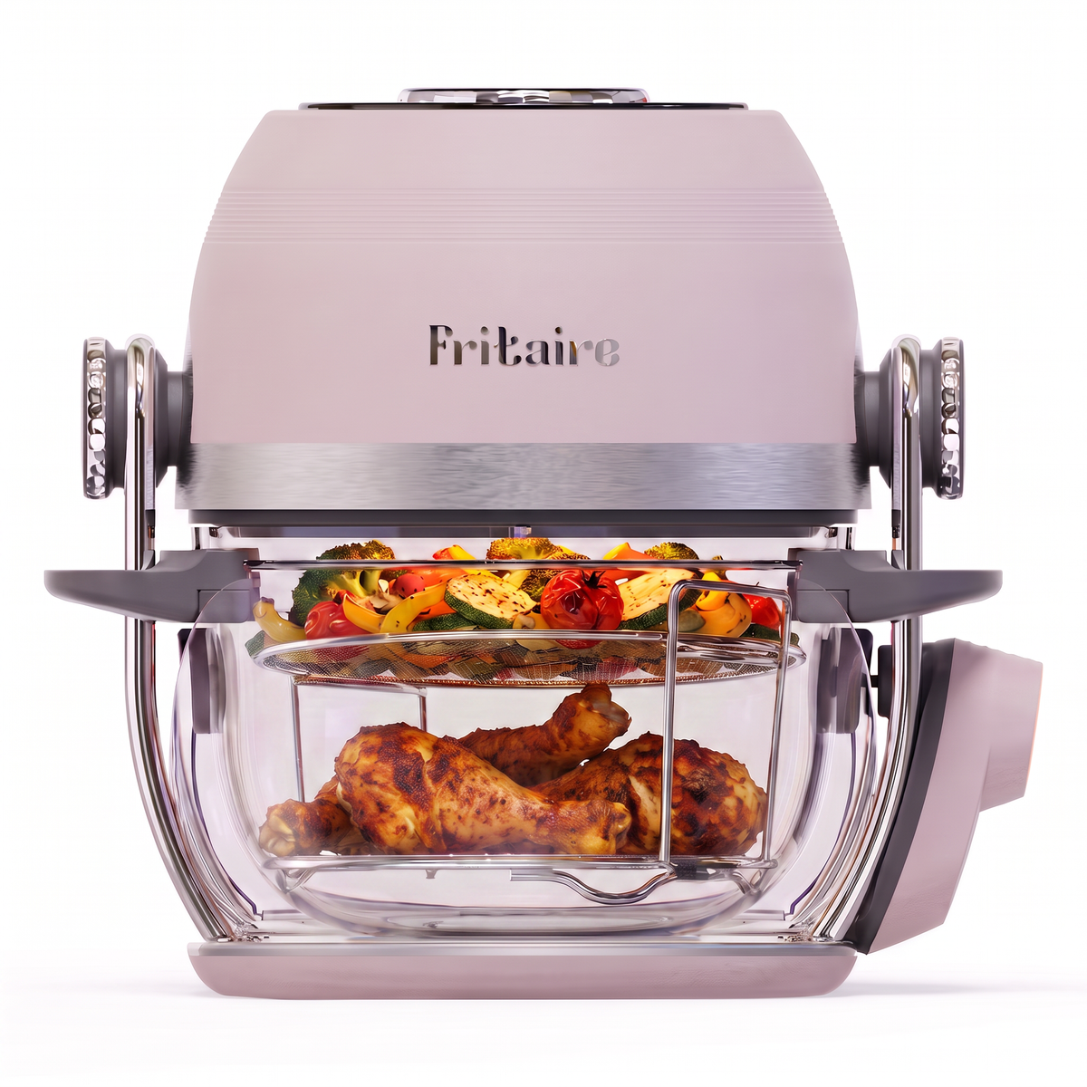 Deluxe Self-Cleaning Air Fryer™ & Non-Toxic Air Fryer™ - Lychee Rose
