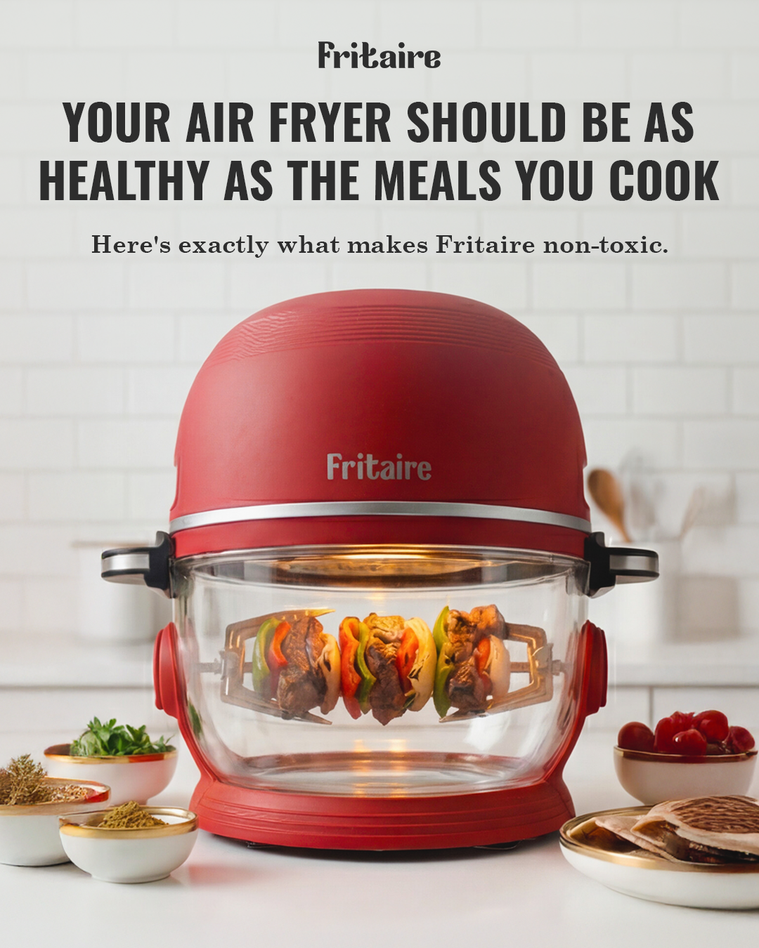 Self-Cleaning Air Fryer™ & Non-Toxic Air Fryer™ - Black