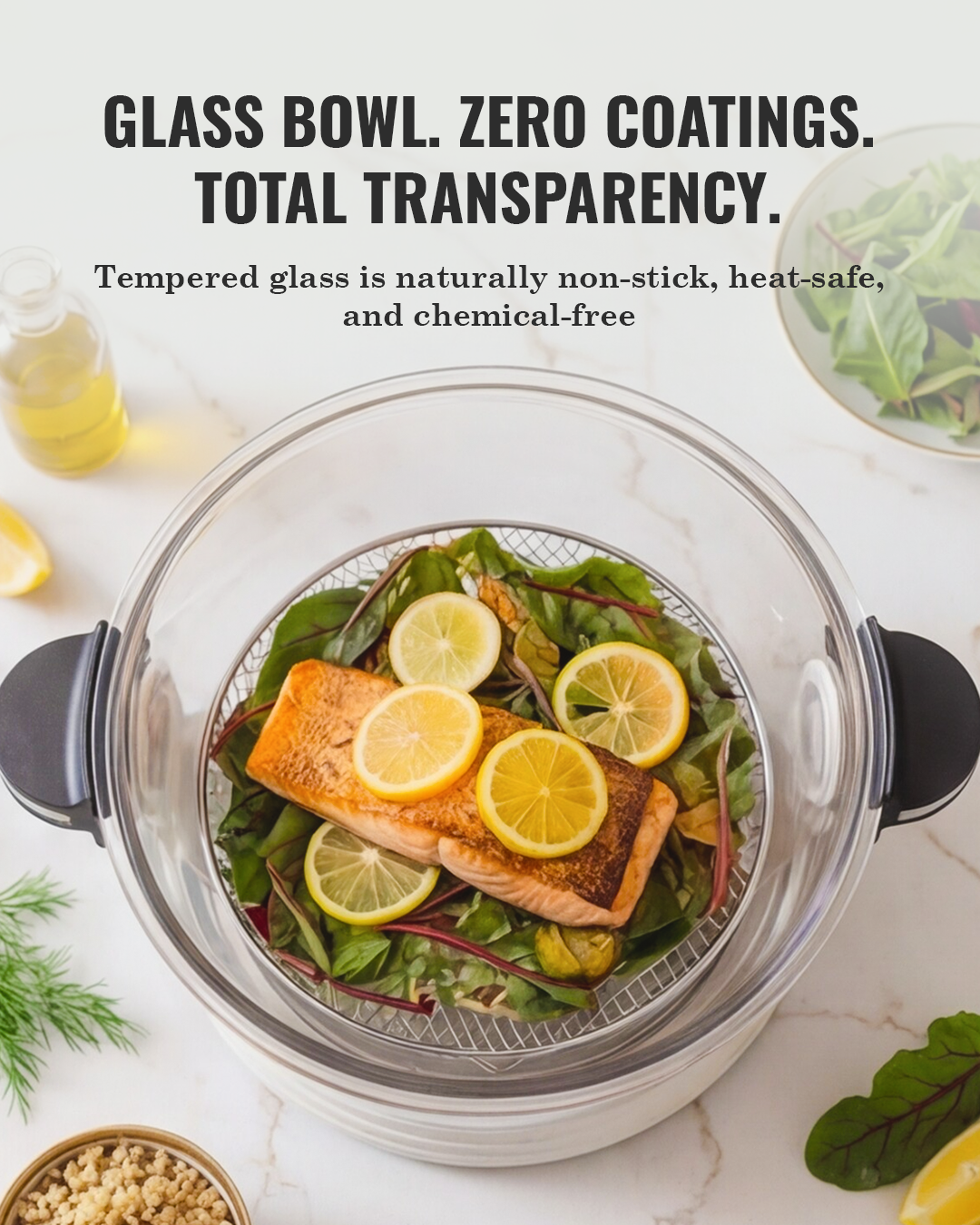 The Self-Cleaning Non-Toxic Air Fryer - Orange – Fritaire The Self-Cleaning Non-Toxic Air Fryer - Orange – Fritaire