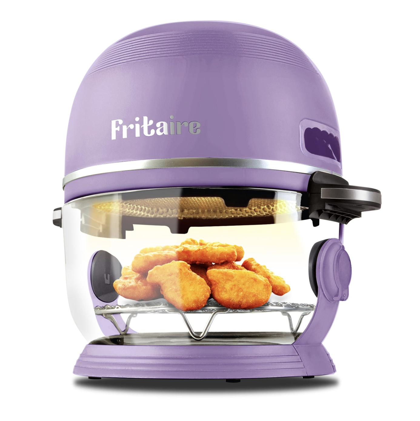 The Self-Cleaning Glass Bowl Air Fryer - Lavender