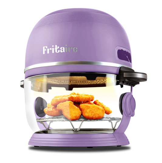 The Self-Cleaning Glass Bowl Air Fryer - Lavender