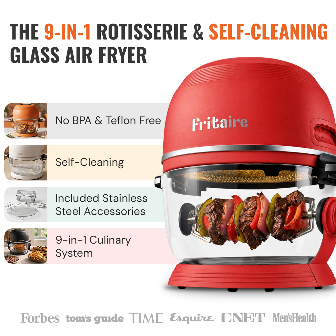Self-Cleaning Air Fryer™ & Non-Toxic Air Fryer™ - Cherry