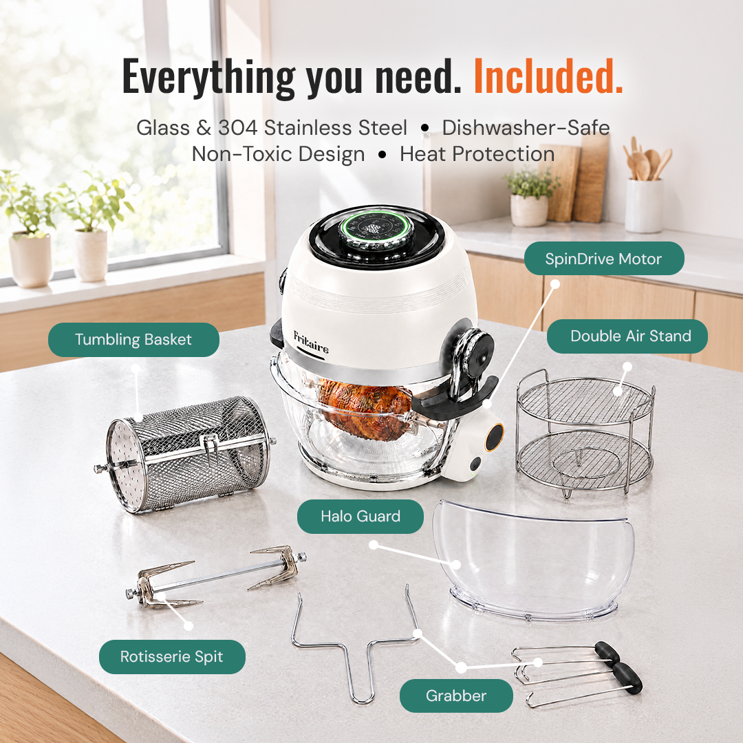 Deluxe Self-Cleaning Air Fryer™ & Non-Toxic Air Fryer™ - Lychee Rose