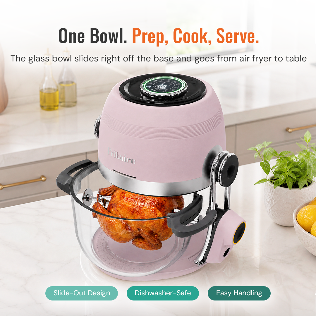 Deluxe Self-Cleaning Air Fryer™ & Non-Toxic Air Fryer™ - Lychee Rose