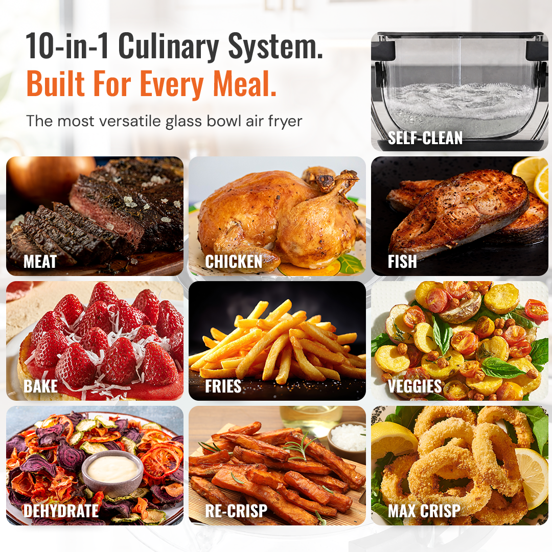 Deluxe Self-Cleaning Air Fryer™ & Non-Toxic Air Fryer™ - Lychee Rose