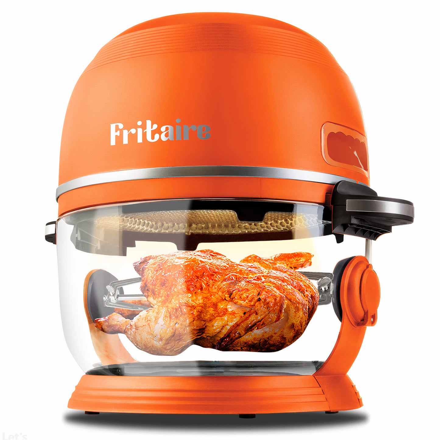 The Self-Cleaning Glass Bowl Air Fryer - ORANGE