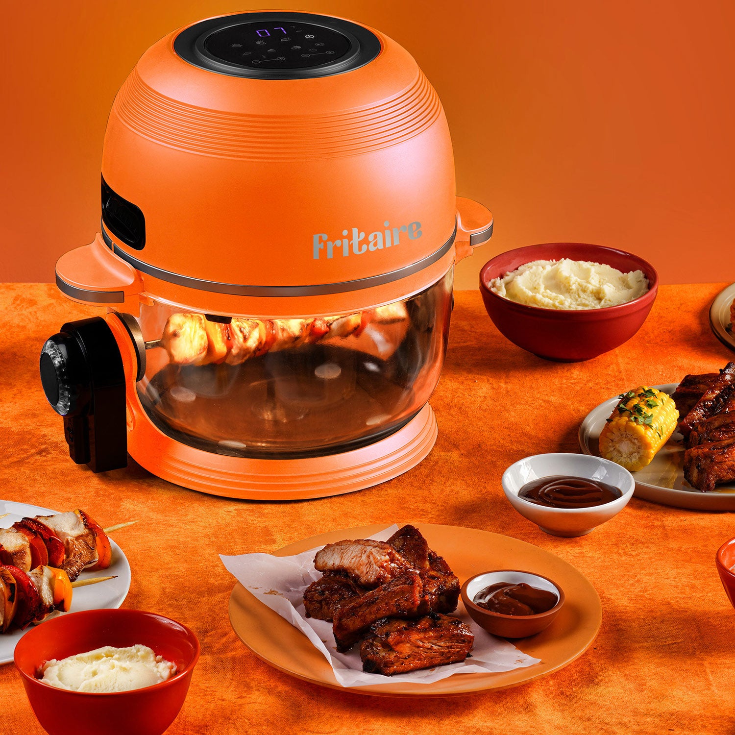 Fritaire Self-Cleaning Transparent Air Fryer