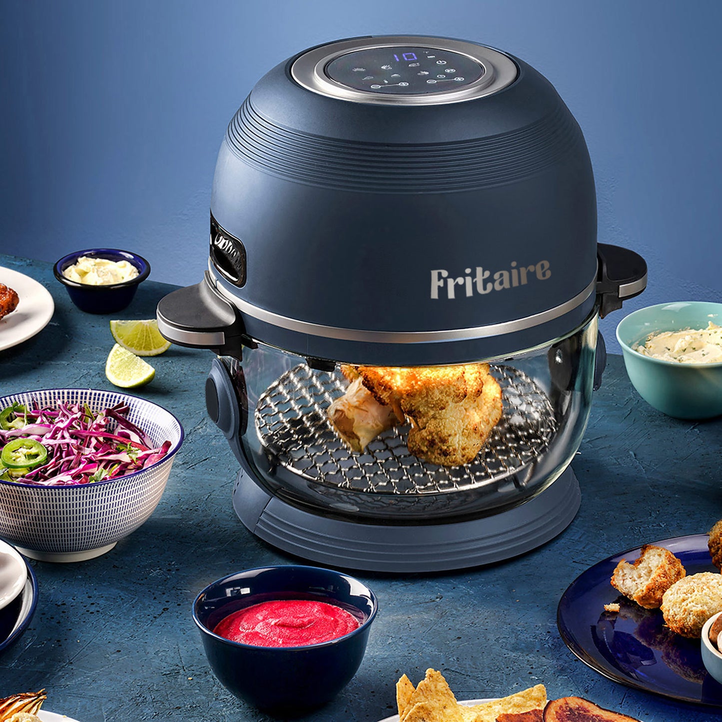 Healthy Air Fryer with Glass Bowl